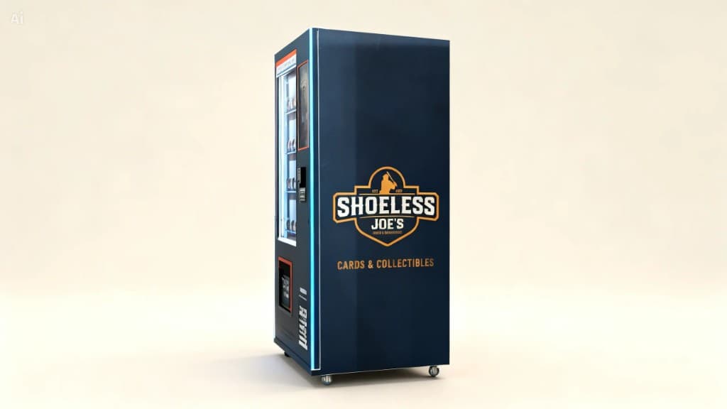 Sports cards and pokemon vending machine